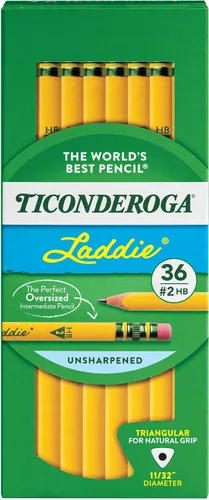 Lápices triangulares Dixon Ticonderoga intermedios, Amarillo