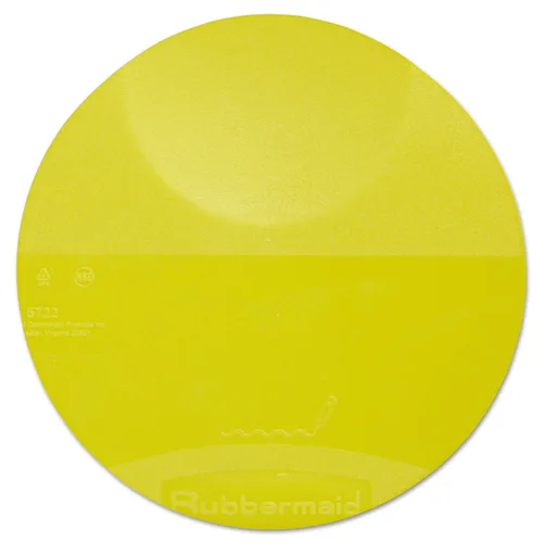 Rubbermaid Productos comerciales Contenedor redondo de plástico para almacenamiento de alimentos con asa, 4 cuartos de galón, amarillo, rango de