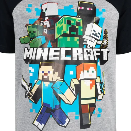 Miniatura 6 de Minecraft Conjunto de pantalones cortos de rizo francés para niños
