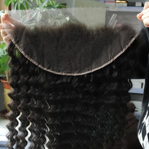 Miniatura 47 de BEEOS Encaje frontal real HD de 13 x 4 pulgadas, encaje frontal ultra fino invisible HD vívido limpio pre-arrancado cabello humano lacio sedoso