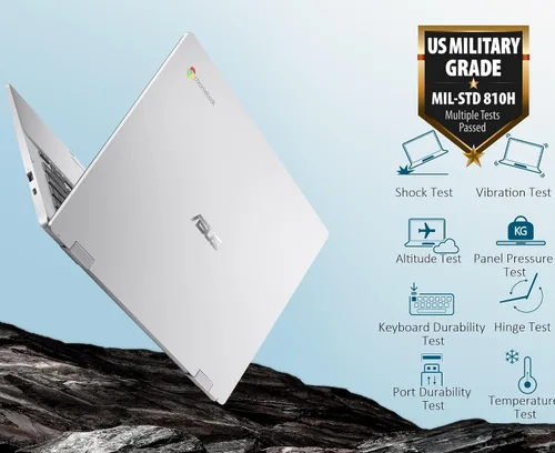 Miniatura 3 de ASUS Laptop Chromebook 14 (14 pulgadas FHD antirreflejo, Intel Celeron N4500, 4 GB de RAM, 128 GB de almacenamiento