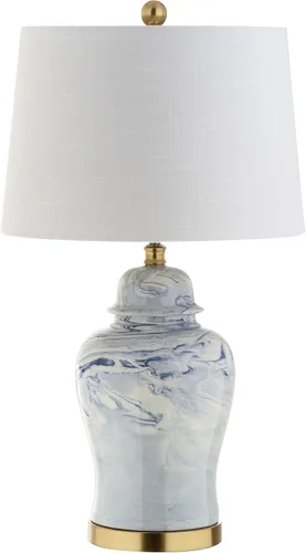 Miniatura 7 de JONATHAN Y JYL3010A Wallace - Lámpara de mesa LED de cerámica de 26", tradicional, de transición, mesita de noche, lámpara para dormitorio, sala