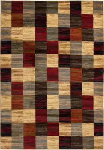 Miniatura 3 de Unique Loom Barista Collection - Alfombra Gava (2' 2" x 3' 1" Rectangular, Multi/ Marrón)