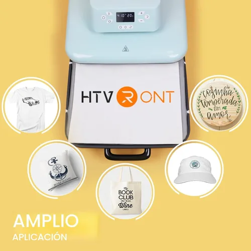 Miniatura 8 de HTVRONT Máquina de prensa de calor automática de 15 x 15 pulgadas para camisetas, máquina profesional de transferencia de calor con liberación Azul