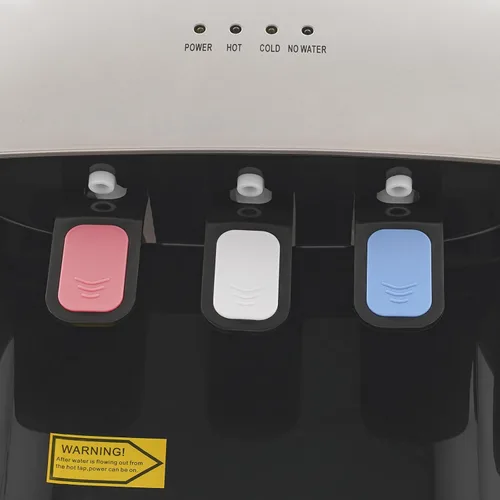 Miniatura 6 de Dispensador de agua de carga inferior, 3 temperaturas, dispensador de agua caliente y fría para botellas de 5 galones, dispensador de enfriador