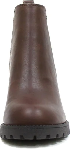 Miniatura 3 de Soda ORIGAMI BOTINES DE MUJER SUELA DE TACÓN MEDIO DE MODA CON GORE ELÁSTICO DOBLE