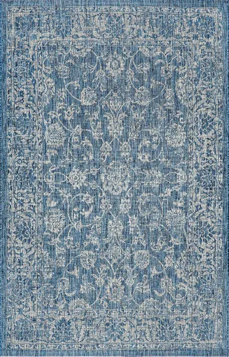 Miniatura 9 de JONATHAN Y Alfombra de pasillo floral tejida para interiores y exteriores 2X8, color crema/verde, tela bohemio texturizada para el patio trasero
