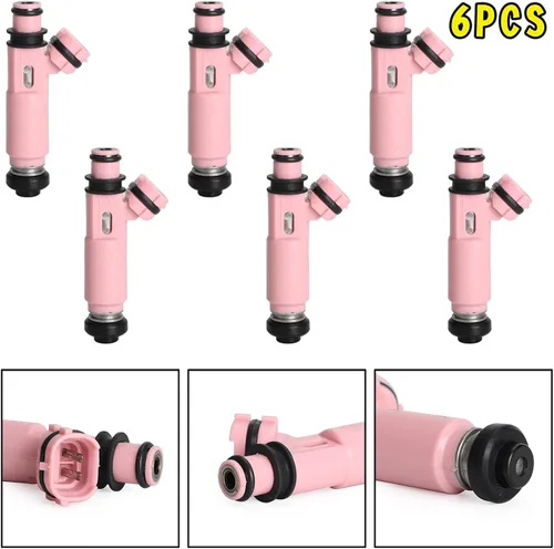 Miniatura 3 de 6 inyectores de combustible aptos para Toyota Camry 3.0L 2002-2003, Sienna 3.3L 2004-2006, Highlander 3.3L 2005-2007, Solara 3.3L 2008-2008