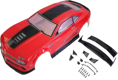 Miniatura 10 de 1/10 Escala RC pintada precortada Drift Racing Touring Onroad Carrocería de coche Ancho 7.480 in con accesorios de espejo retrovisor (AE86)