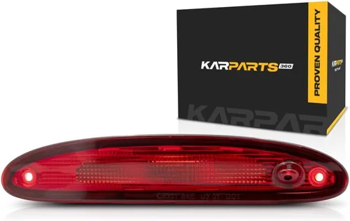 KarParts360 Para Dodge Caravan/Grand Caravan Tercera luz de freno 2001-2007 | Lámpara de freno de montaje alto | Lente roja | CH2890102 | 4857214AA