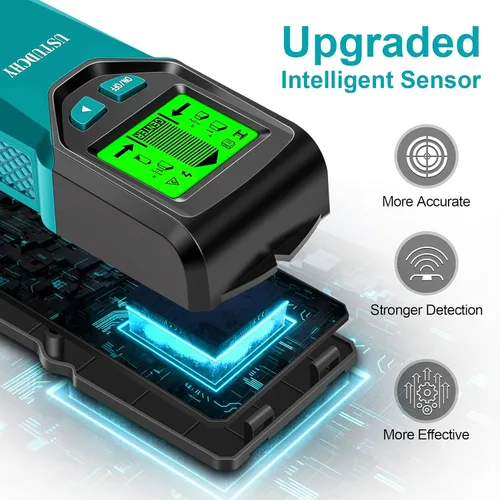 Miniatura 2 de Detector de pernos - Escáner de pared electrónico 5 en 1, detector de pernos con pantalla LCD digital y chip inteligente, detector de pernos