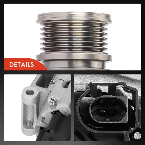 Miniatura 9 de A-Premium Alternador Compatible con Serie Mercedes-Benz W204 C250 2012 1.8L, Serie W204/W205 C250 2013-2015 1.8L, Polea de Embrague de 6 Ranuras 12V
