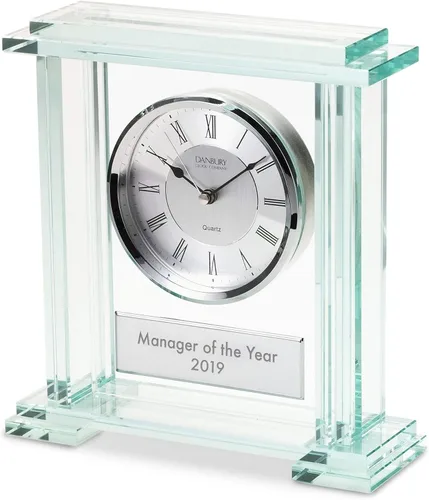 Miniatura 3 de THINGS REMEMBERED Reloj de cristal grabado para boda