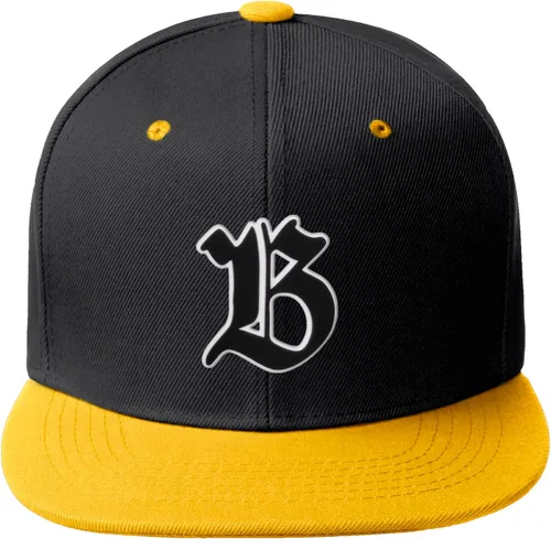 Miniatura 1365 de Daxton Gorra clásica con visera de billete plano con letras del alfabeto inglés antiguo de la A a la Z