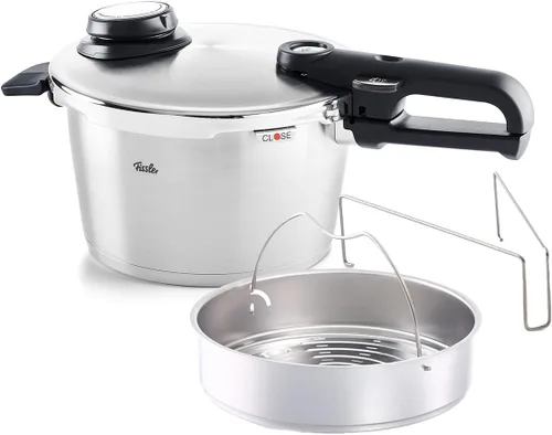 Miniatura 14 de Fissler Vitavit - Olla a presión prémium con inserto de vapor, 3.7 cuartos de galón Acero inoxidable