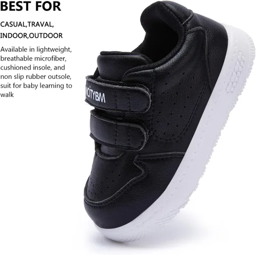 Miniatura 174 de BMCiTYBM Zapatos de bebé para niños y niñas, zapatos para caminar para niños pequeños, zapatos ligeros antideslizantes para 6, 9, 12, 18, 24 meses