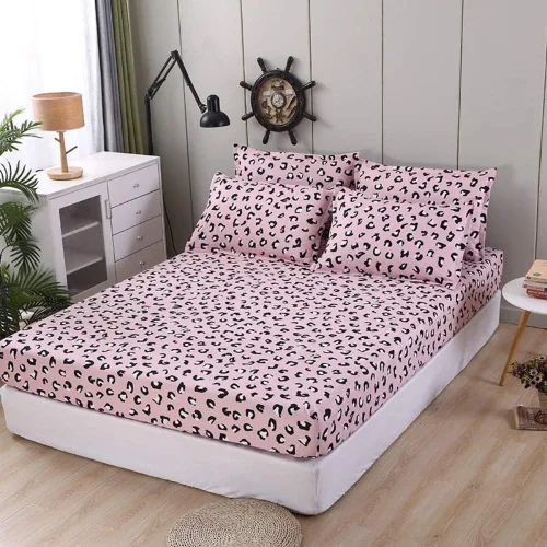 Miniatura 15 de Feelyou Juego de sábanas bajeras con estampado de mármol, tamaño Queen, elegante, de lujo, color negro, para niños, adolescentes, adultos