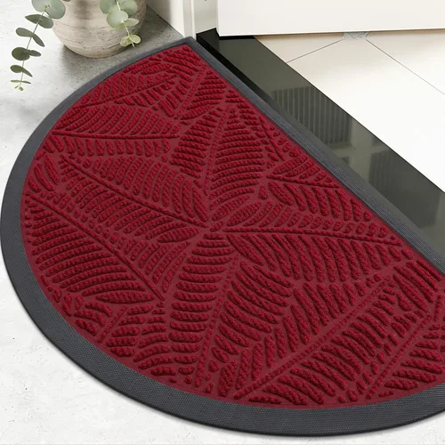 Miniatura 38 de Colorxy Tapete Impermeable para Puerta, Tapete Interior Frontal de Goma Natural Resistente, Tapetes para Puerta de Perfil Bajo Antideslizante