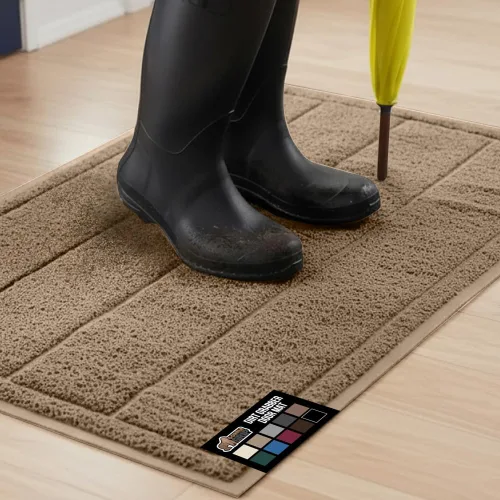 Miniatura 17 de GORILLA GRIP Dirt Grabber - Tapete de malla para puertas, de bajo perfil, resistente a manchas y decoloración, tiras de secado rápido resistentes