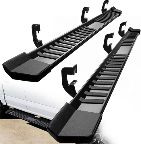 Miniatura 9 de YITAMOTOR - Estribos de caída compatibles con Chevy Silverado/GMC Sierra 1500 de 2 filas y 4 puertas 2007-2018, 2007-2019 2500HD 3500HD de 2 filas