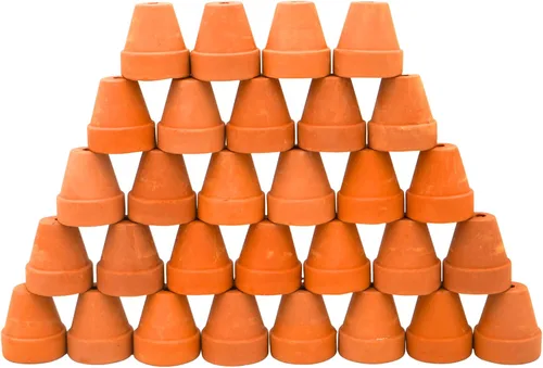 Miniatura 17 de Mini macetas de terracota – Macetas pequeñas de arcilla para suculentas, cactus, manualidades de bricolaje, jardín de hadas, proyectos escolares