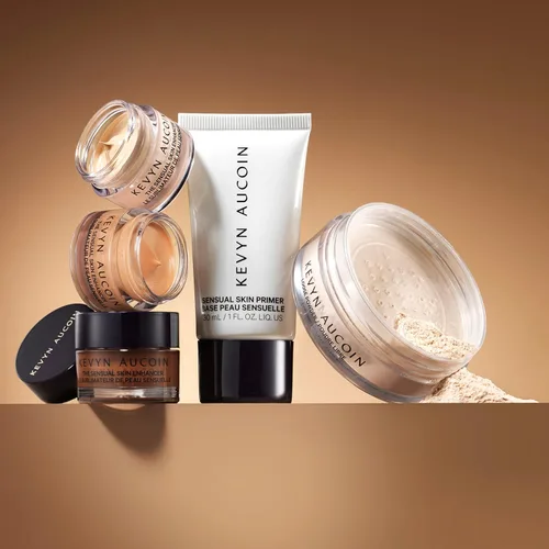 Miniatura 6 de Kevyn Aucoin Smooth & Set Loose Powder with Puff: sombra universal, todos los tipos de piel y tonos. Transparente, ligero, combina bien, difumina