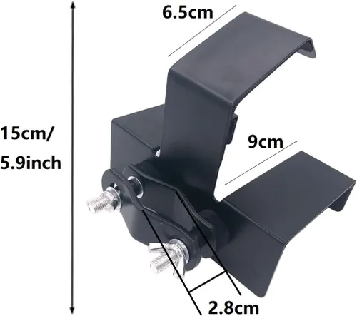 Miniatura 6 de Soporte de micrófono de percusión Mini estante para panderetas y agitadores Soporte de micrófono para abrazaderas en cualquier micrófono común