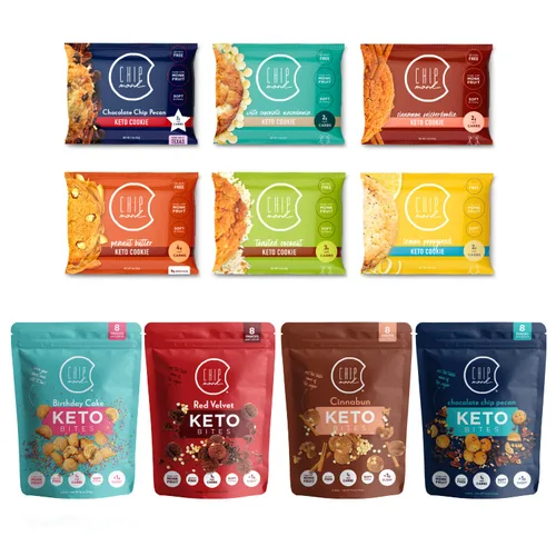 Miniatura 9 de ChipMonk Caja de galletas Keto Sampler (caja de aperitivos variada baja en carbohidratos, sin gluten, sin azúcar)