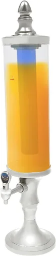 Dispensador de torre de cerveza de 3 litros con tubo de hielo y dispensador de cerveza de mesa ligera, 3.2 cuartos de galón /102 onzas, dispensador