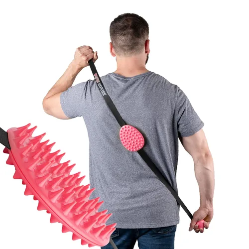 Cactus Scratcher Rascador de espalda original - Herramienta de rascado de espalda de 2 lados para áreas de difícil acceso, correa duradera de 45"