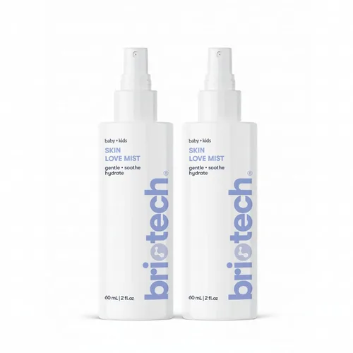 Miniatura 8 de Briotech Baby Skin Love Spray Suave niebla de ácido hipocloroso para calmar, tranquilizar y limpiar la piel delicada Aprobado por pediatras, sin