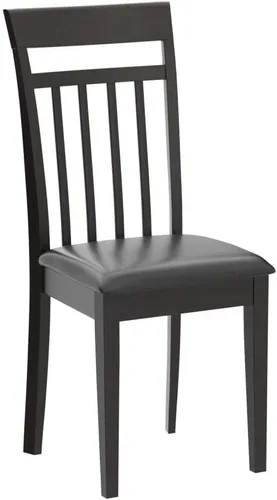 Miniatura 4 de East West Furniture CAC-CAP-C - Sillas de comedor Capri, sillas tapizadas de madera maciza de tela de lino, juego de 2, capuchino