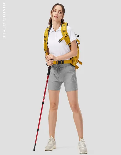 Miniatura 5 de G Gradual Women's 5" Hiking Cargo Shorts Quick Dry Athletic Shorts for Women with Pockets for Golf Workout Walking
