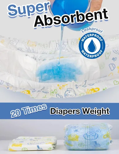 Miniatura 3 de Dono Pañales desechables para perros machos, superabsorbentes, para perros pequeños a grandes, a prueba de fugas en 360° con indicador de humedad