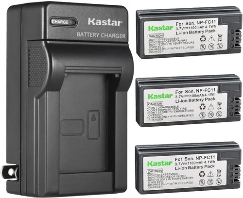 Miniatura 6 de Kastar Reemplazo del cargador de batería de pared de CA para Sony NP-FC11 NP-FC10, cargador Sony BC-VC10, cámaras Sony Cyber-Shot DSC-P8L DSC-P9
