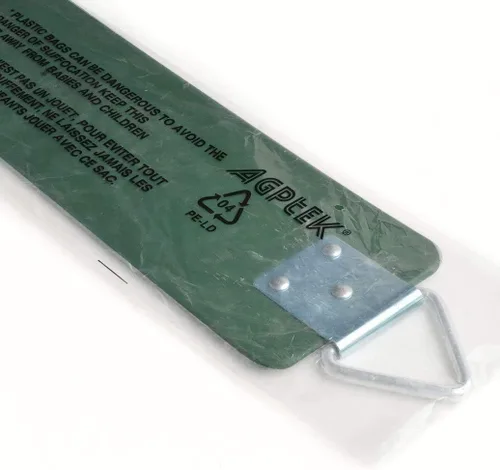 Miniatura 9 de Asiento de columpio AGPTEK, columpio de jardín de 30 x 6 x 0.27 pulgadas para niños y adultos con anillo de triángulo de metal - Verde