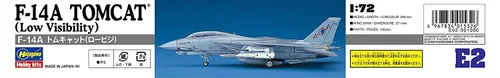 Miniatura 4 de Hasegawa 1:72 Escala F-14A Tomcat Low Model Kit