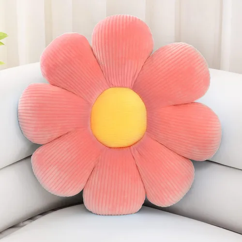 Miniatura 8 de sioloc Almohada de Flor, Almohada Decorativa con Forma de Flor Cojín de Trasero Cojín de Suelo, Cojín de Asiento, Decoración Bonita de Habitación