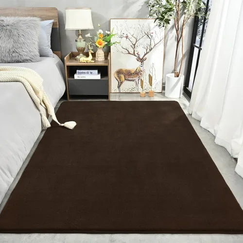 Miniatura 106 de Amearea Alfombras modernas para dormitorio, sala de estar, alfombra de espuma viscoelástica gruesa de 4 x 6 pies, alfombra de espuma viscoelástica
