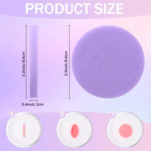 Miniatura 2 de Mifoci 960 esponjas faciales comprimidas para esteticistas, almohadillas de esponja de eliminación de maquillaje para mujeres, spa exfoliante facial