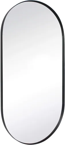 Miniatura 9 de TEHOME Espejo Ovalado de Níquel Cepillado 20x30'' Espejo de Tocador de Baño Plateado Cepillado en Forma de Cápsula/Píldora 30 x 20 pulgadas Espejo