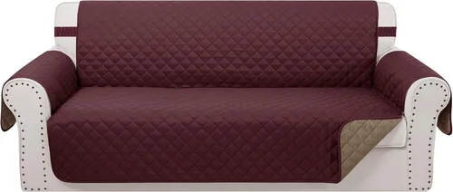 Miniatura 79 de Fundas para silla reclinable, reversible, funda de sofá para mascotas, protector de muebles para niños perezosos