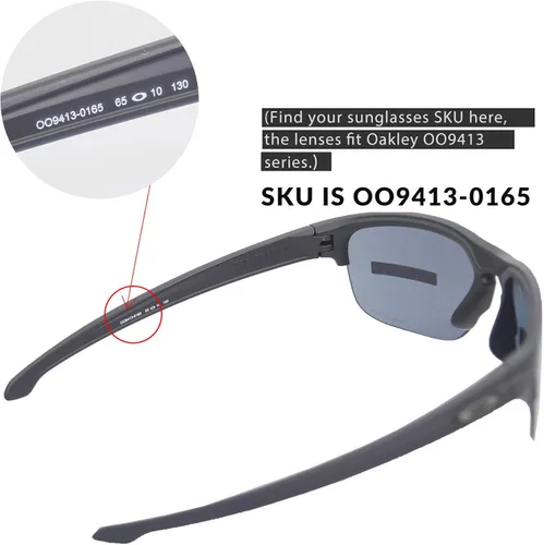 Miniatura 6 de Walleva - Lentes de repuesto para gafas de sol Oakley Sliver Edge Varias opciones disponibles