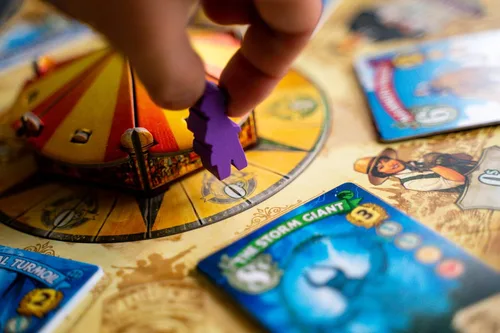 Miniatura 5 de Tenpenny Parks Juego de mesa Construye el mejor parque temático Hermoso parque de atracciones estrategia colocación de trabajadores juego