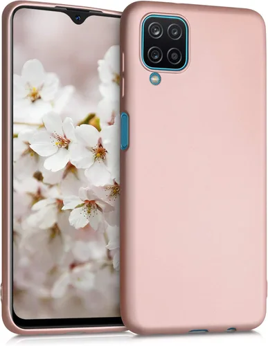 Miniatura 44 de kwmobile Funda compatible con Samsung Galaxy A23 4G / 5G - Funda de silicona TPU metálica suave y delgada - Rojo oscuro metálico