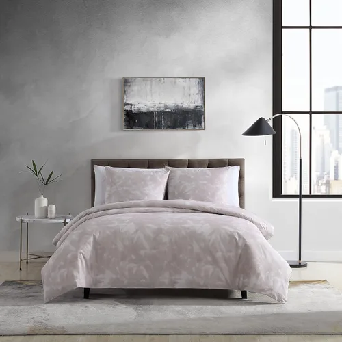 Miniatura 15 de Kenneth Cole New York - Juego de funda de edredón tamaño King, ropa de cama reversible de algodón con fundas a juego, decoración moderna del hogar