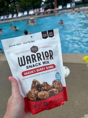 Miniatura 6 de BeeFree Warrior Mix Granola sin gluten – Bocaditos de granola gruesos Paleo, bajo en carbohidratos, sin granos, sin conservantes, sin avena