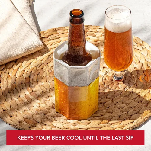 Miniatura 3 de Vacu Vin Enfriador de cerveza activo - Funda enfriadora de cerveza y bebidas (0,3-0,5 l) - Enfría rápidamente las bebidas y las mantiene frías