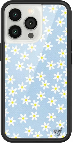 Miniatura 17 de Fundas Wildflower - Compatibles con Apple iPhone 13 Pro Protector de goma negro, certificado de prueba de caída de 4 pies, propiedad de mujeres