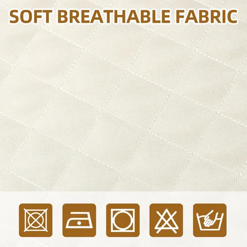 Miniatura 2 de Asiento de tela para gorila, funda de repuesto para Baby Bjorn Bouncer Bliss, suave y transpirable, lavable a máquina (beige, solo funda)